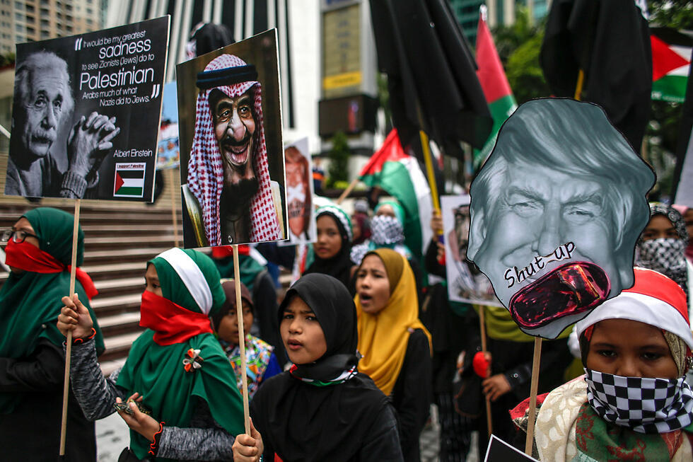 Anti-Israel and anti-US protests in Malaysia
