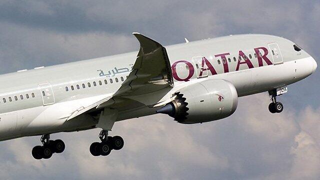 Самолет Qatar Airways (צילום: Qatar Airways) Самолет Qatar Airways