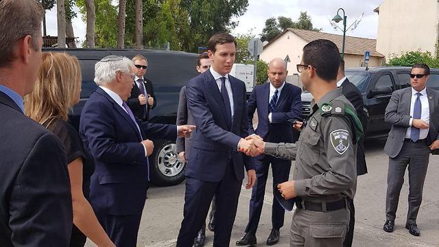 Jared Kushner with David Friedman