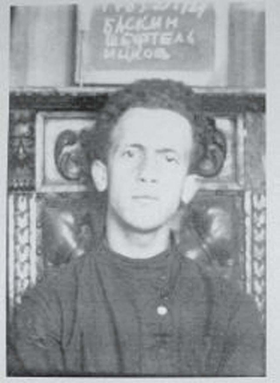 Шабтай Баскин в молодости. Единственная сохранившаяся фотография