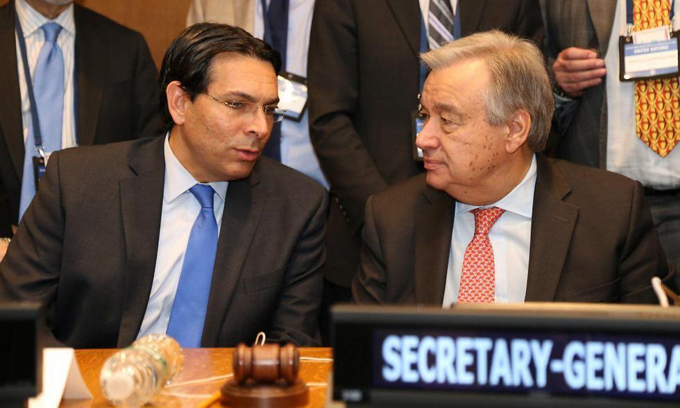 Данон и генсек ООН Гутерриш