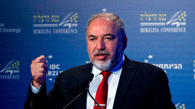 Defense Minister Lieberman (Photo: Motti Kimchi)