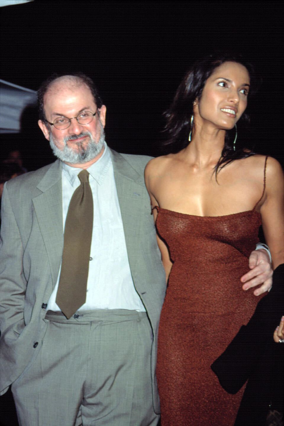 Рушди со своей бывшей женой Падмой Лакшми