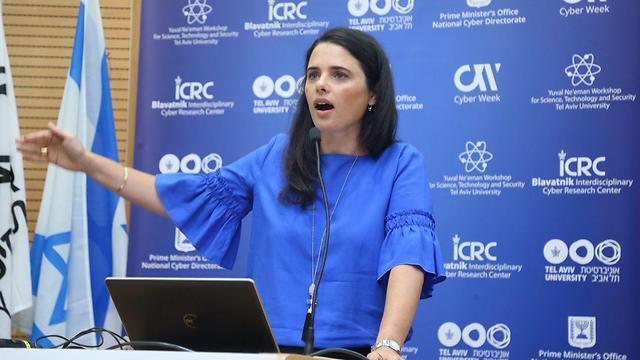 Justice Minister Shaked (Photo: Motti Kimchi)