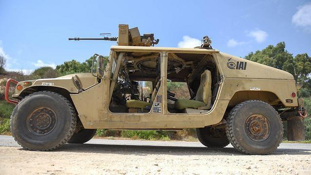 Remotely driven Humvee (Photo: IDF)