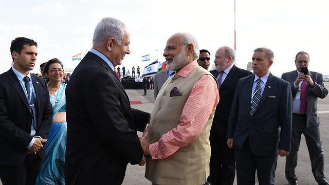 PM Netanyahu with President Modinullnull PM Netanyahu with President Modi