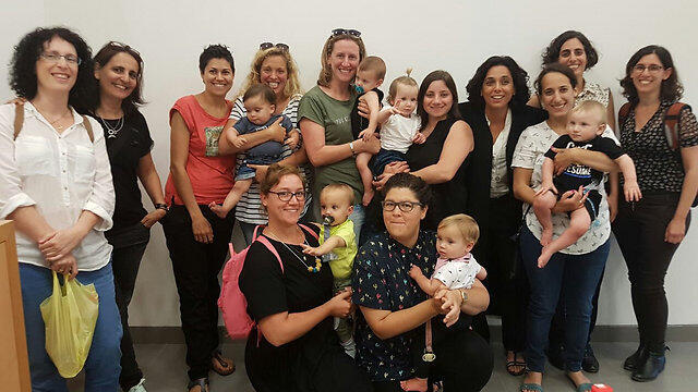 Some of the eight couples who won the legal case (Photo: Smadar Benayoun)