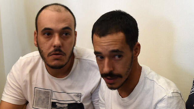 Avishai and Lior Itach (Photo: Haim Horenstein)