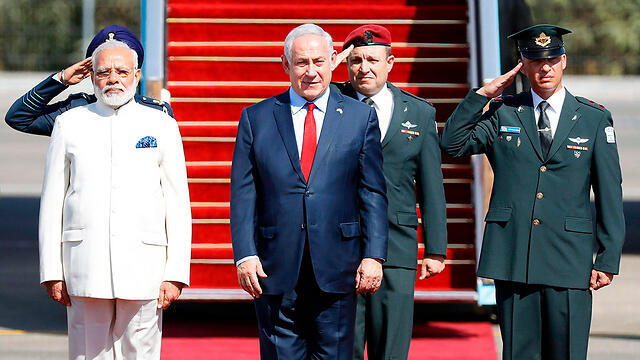 PM Modi and PM Netanyahu (Photo: AFP)