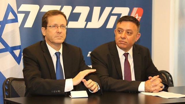Herzog and Gabbay (Photo: Motti Kimchi)