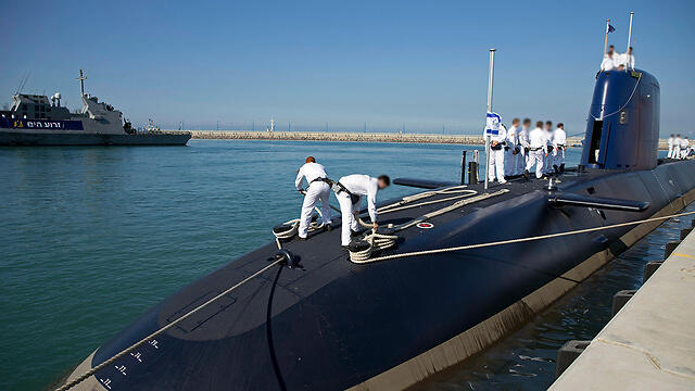 Подводная лодка "Рахав" класса "Дельфин" на базе ВМС ЦАХАЛа в Хайфе. Фото: AP