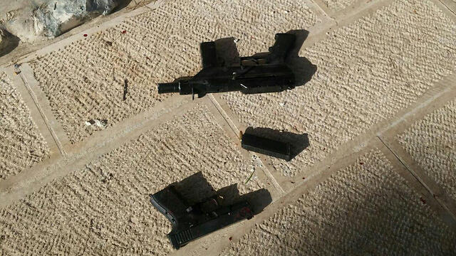 Weapons used by the attackers