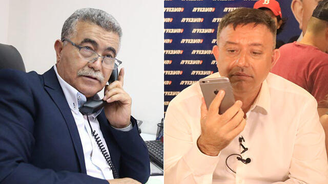 Peretz (L) and Gabbay (Photo: Motti Kimchi, Shaul Golan)