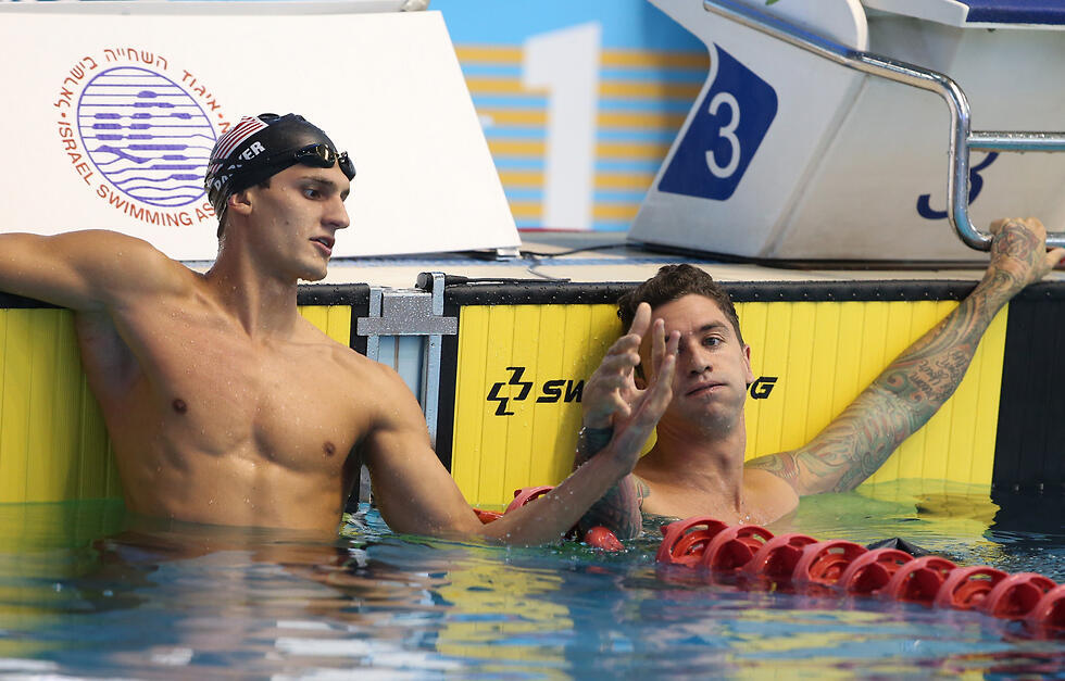 Энтони Ирвин на "Маккабиаде". Фото: Орен Ахарони