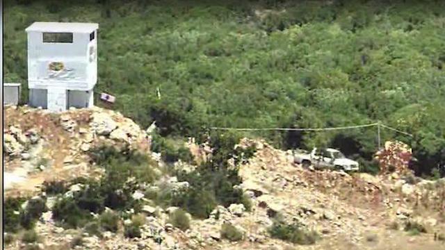 One of the observation posts (Photo: IDF Spokesman's Office)