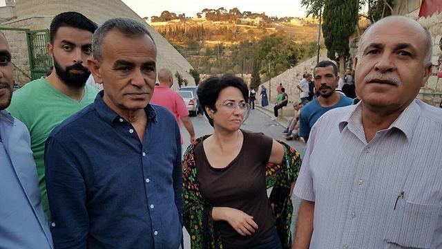 Arab MKs at the Lions' Gate