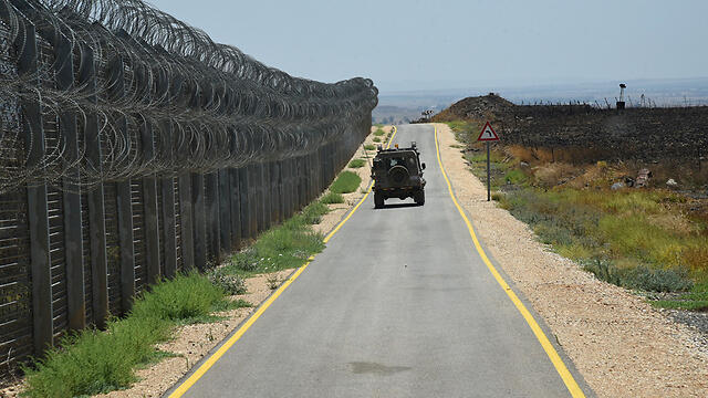 The Syrian border fence