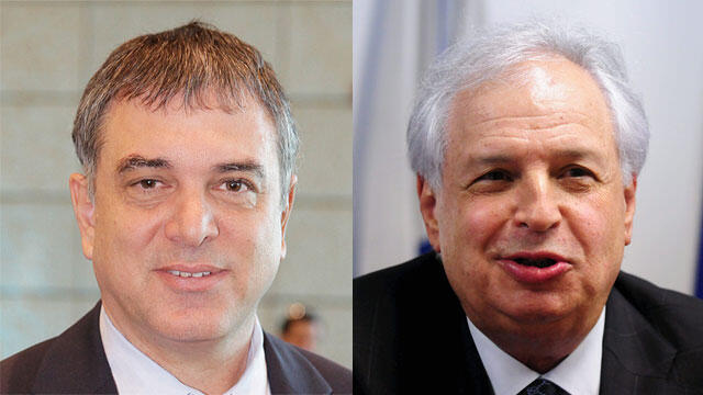 Shlomo Filber, left, and Shaul Elovitch (Photos: Orel Cohen, Yuval Chen)