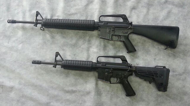 An M-16 rifle (Photo: IDF Spokesperson's Unit) (צילום: חטיבת דובר צה"ל) An M-16 rifle (Photo: IDF Spokesperson's Unit)