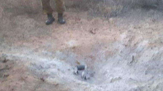 The rocket remains from Sunday's launch