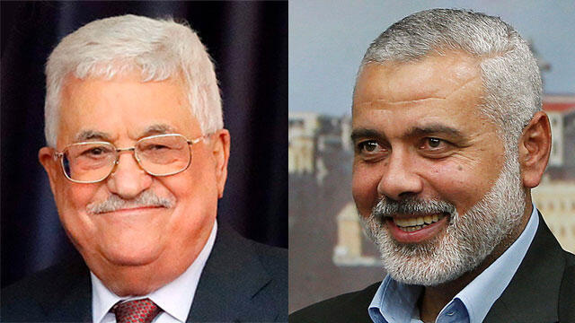Mahmoud Abbas (L) and Ismail Haniyeh (Photo: AFP, Reuters)