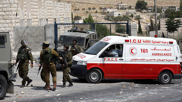 riot in the West Bank (file photo)