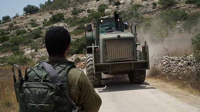 IDF forces operating near Kobar (Photo: IDF Spokesman's Office)