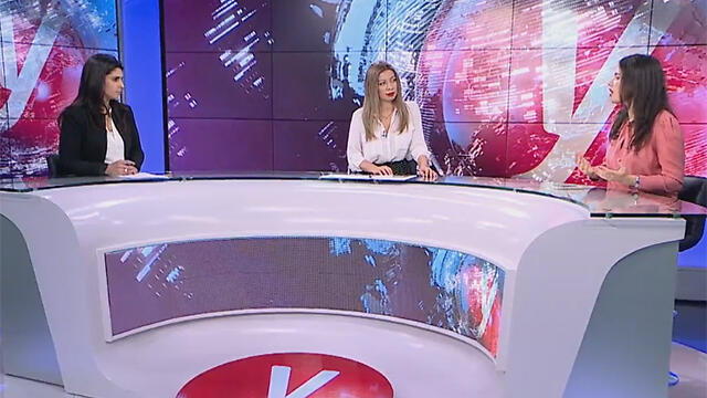 Minister Ayelet Shaked in the Ynet studio