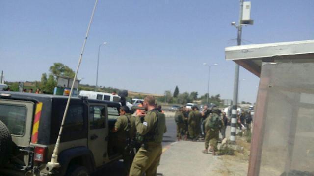 Scene of attempted stabbing (Photo: TPS)