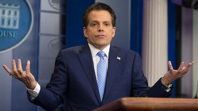 Scaramucci during his brief tenure as WH Communications Director (צילום: EPA) Scaramucci during his brief tenure as WH Communications Director