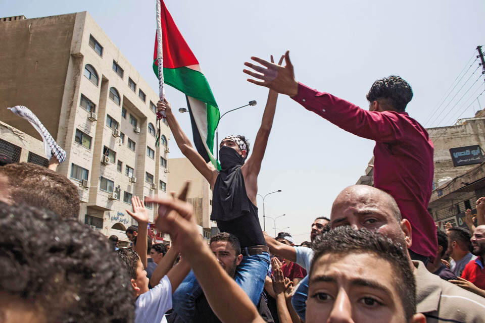 Антиизраильская демонстрация в столице Иордании. Фото: Lindsey Leger