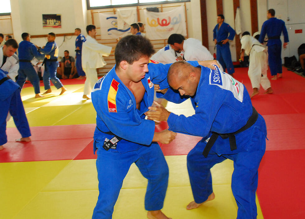 На международном сборе по дзюдо. Фото: Рафи Кахлон (צילום: רפי כחלון, יח"צ וינגייט) На международном сборе по дзюдо. Фото: Рафи Кахлон