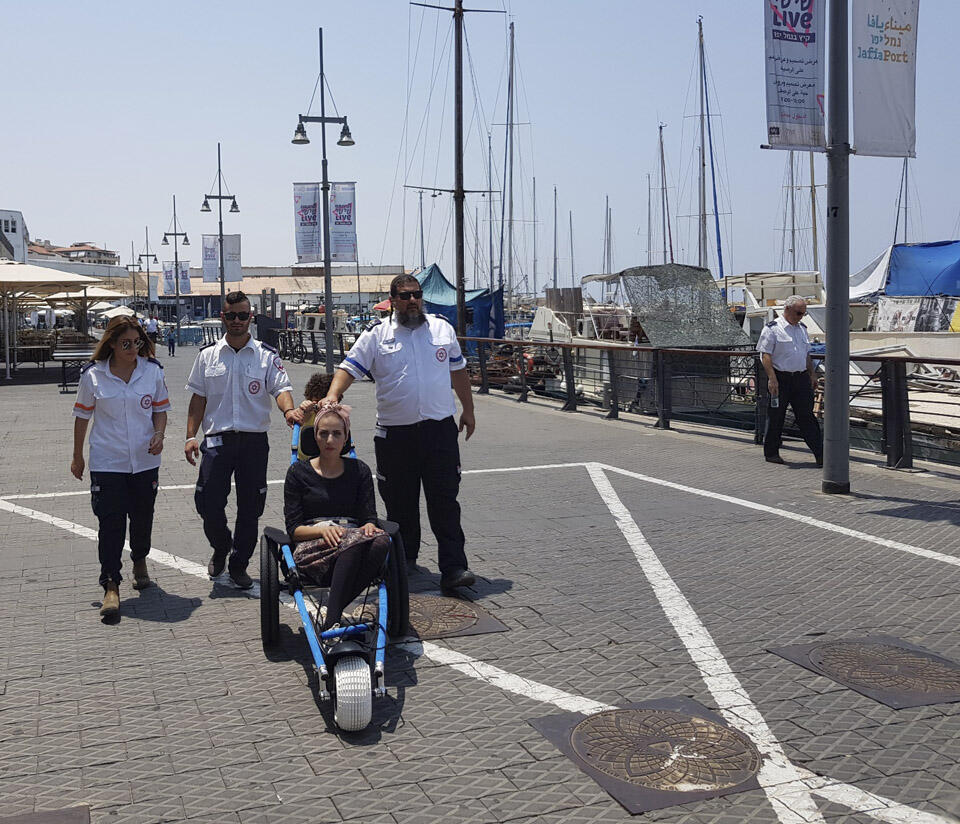 Самия в порту Яффо (Фото: пресс-служба МАДА) Самия в порту Яффо