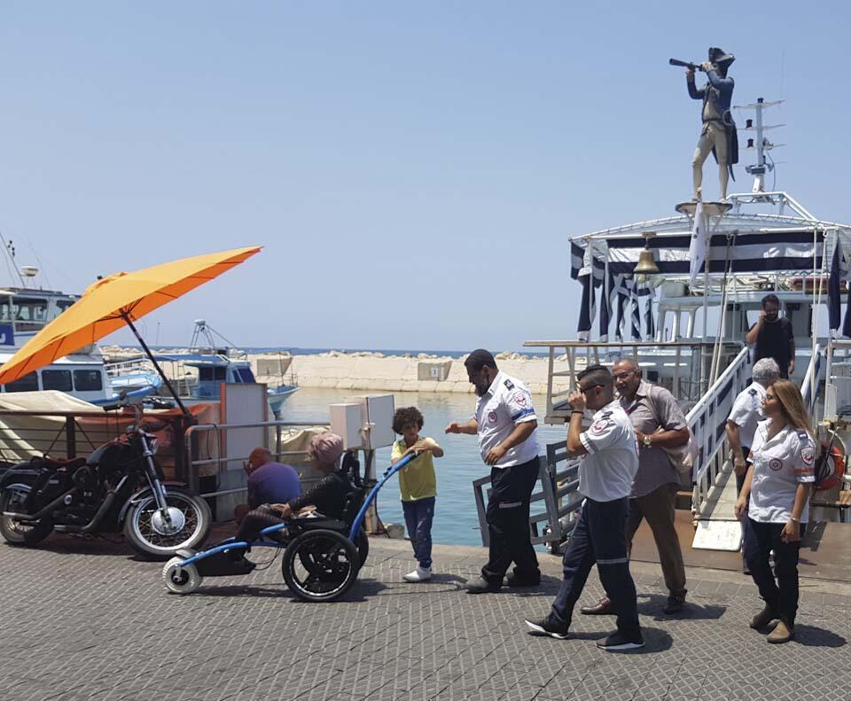 Самия в порту Яффо (Фото: пресс-служба МАДА) Самия в порту Яффо