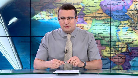 Михаил Джагинов в студии "Вестей"