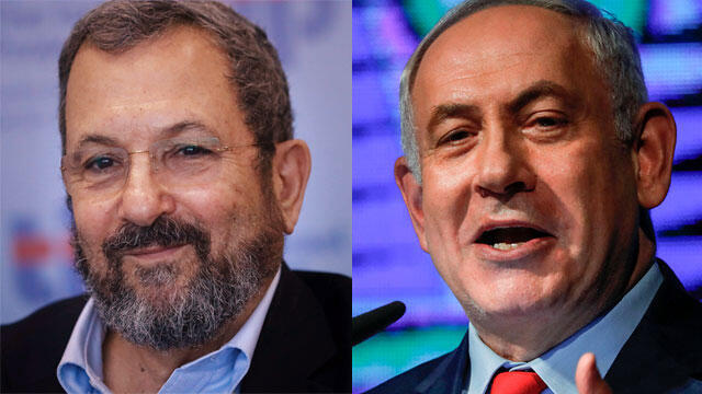 Fmr. defense minister Barak (L) previously claimed PM Netanyahu had indeed intended to attack Iran