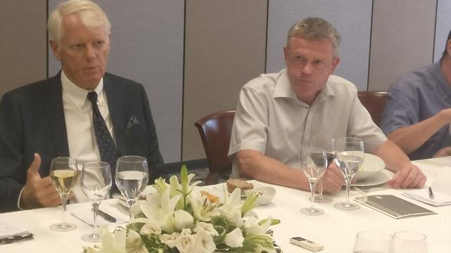 Ambassador Faaborg-Andersen at the press conferencenullnull Ambassador Faaborg-Andersen at the press conference