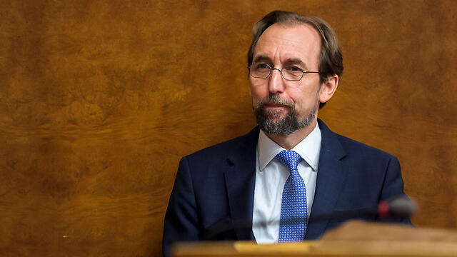 UN High Commissioner for Human Rights al-Hussein cautioned companies of their impending inclusion in his group's blacklist (צילום: AFP) UN High Commissioner for Human Rights al-Hussein cautioned companies of their impending inclusion in his group's blacklist