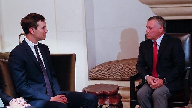 Kushner meets with Jordan's King Abdullah to discuss the peace plan