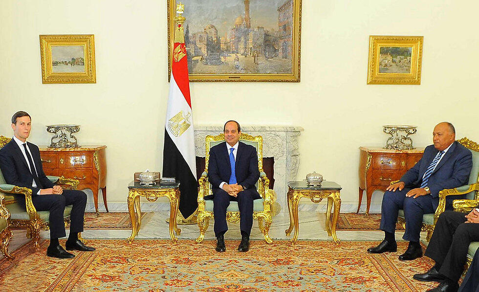 Kushner meets with Egytpian President Sisi to discuss the peace plan