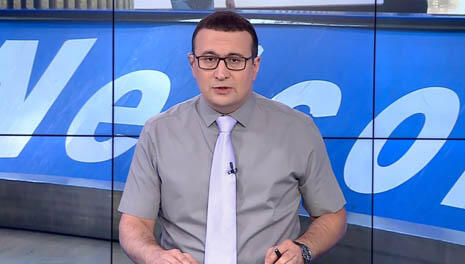 Михаил Джагинов в студии "Вестей"