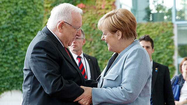 President Rivlin with Chancellor Merkel