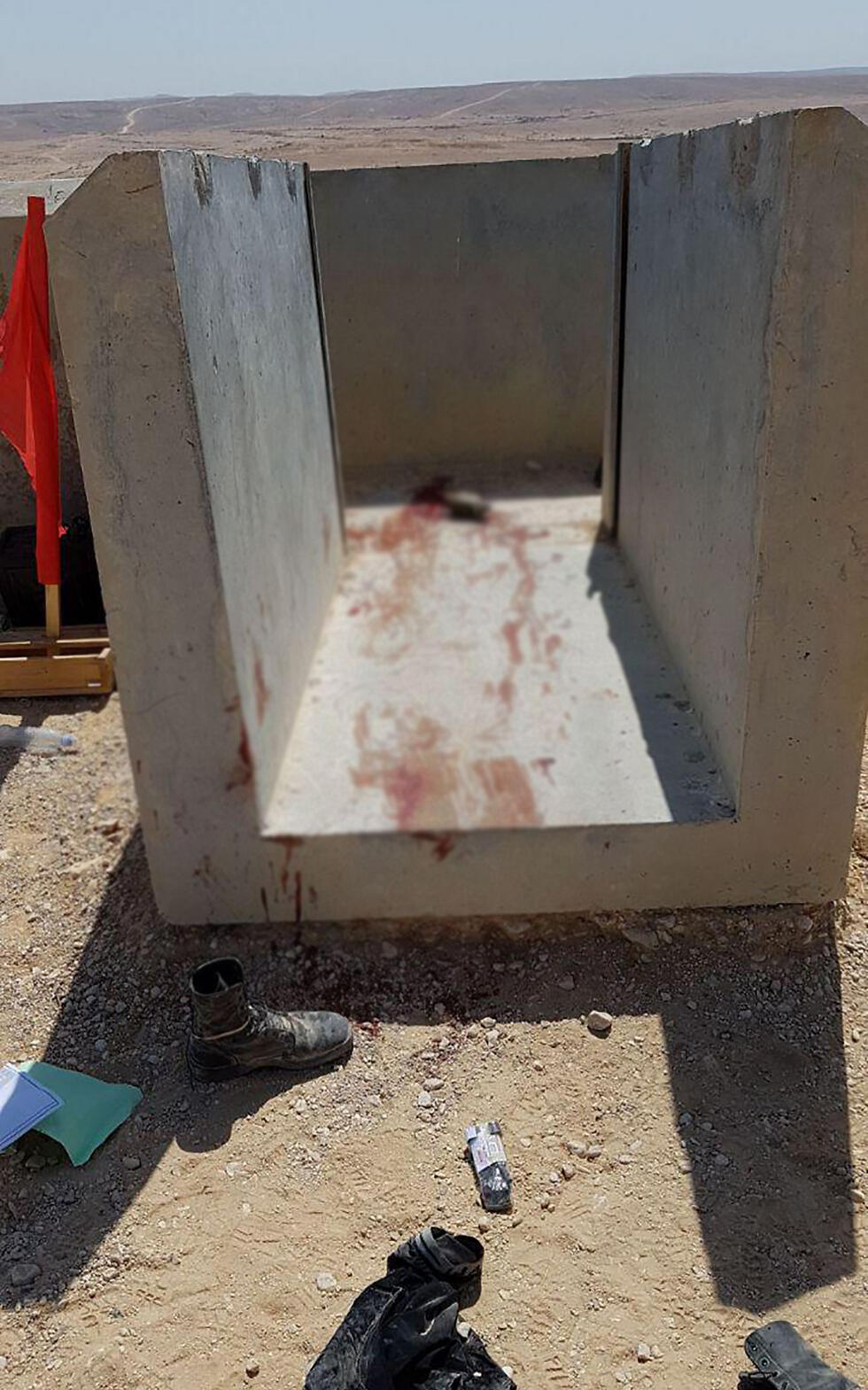 The scene of the accident