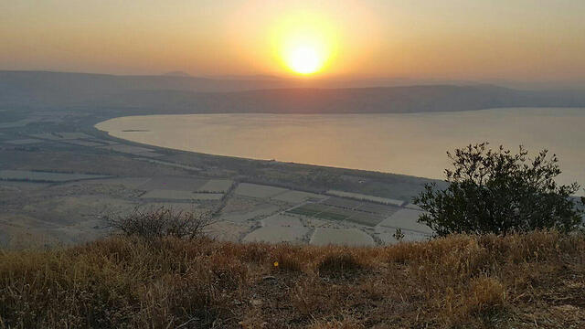 Закат на Кинерете. Фото: Бен Першиц