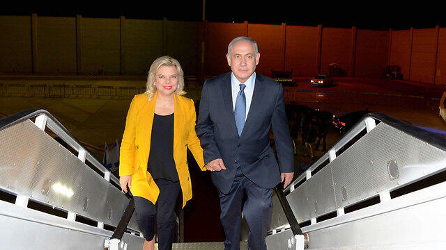 Netanyahu leaving on trip to Latin America (Photo: Avi Ohayon, GPO) (צילום: אבי אוחיון לע"מ) Netanyahu leaving on trip to Latin America (Photo: Avi Ohayon, GPO)