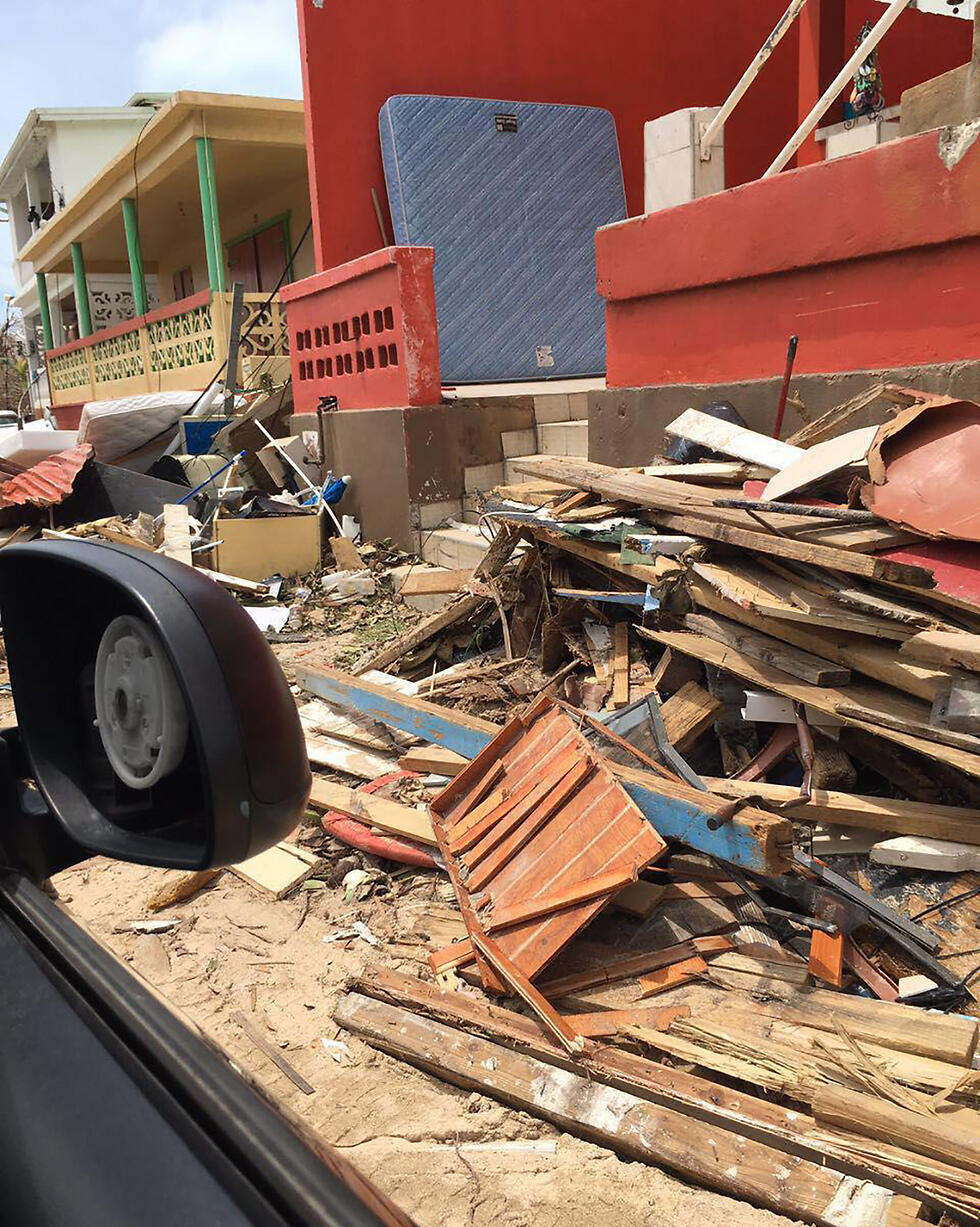Damage in Saint Martin (Photo: SSF) (צילום: ארגון ''SSF הצלה ללא גבולות'') Damage in Saint Martin (Photo: SSF)