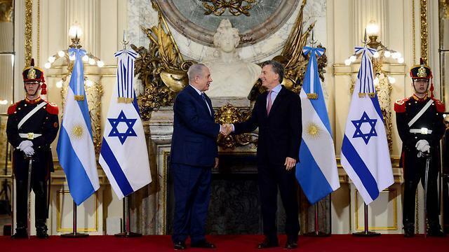 Встреча Нетаниягу с президентом Аргентины. Фото: ЛААМ