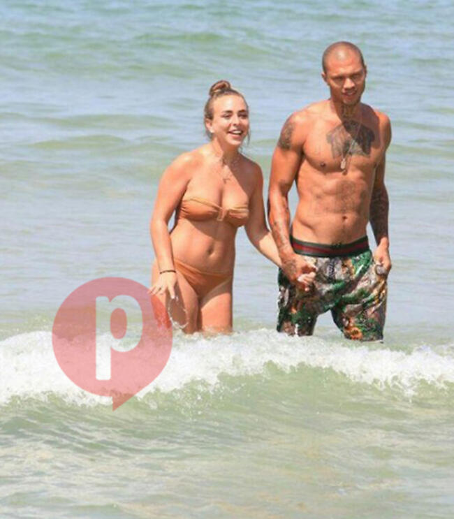 Джереми Микс и его жена Хлое Грин в Тель-Авиве. Фото: Моти Левтон (צילום: מוטי לבטון) Джереми Микс и его жена Хлое Грин в Тель-Авиве. Фото: Моти Левтон