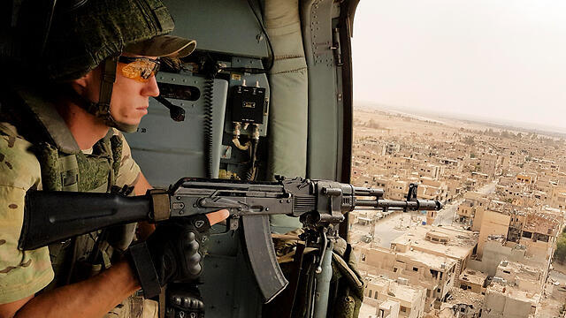 A Russian soldier in Syria. The Kremlin seeks to avoid an escalation with Israel