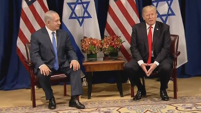 Netanyahu and Trump at the UN, Monday. The Israeli prime minister has turned his meetings with US presidents into a reality show (Photo: Reuters) (צילום: רויטרס) Netanyahu and Trump at the UN, Monday. The Israeli prime minister has turned his meetings with US presidents into a reality show (Photo: Reuters)